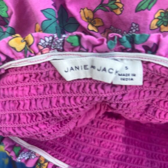 Janie and Jack The Leilani Floral Smocked Sundress size 5 boho cottagecore - Picture 5 of 5